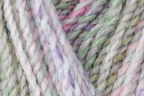 James C Brett Marble Chunky Crochet Yarn 100% Acrylic Bright Earthy Tones Contrast Colours Wool for Knitting - 200g Balls - (MC07) - Pack of 3