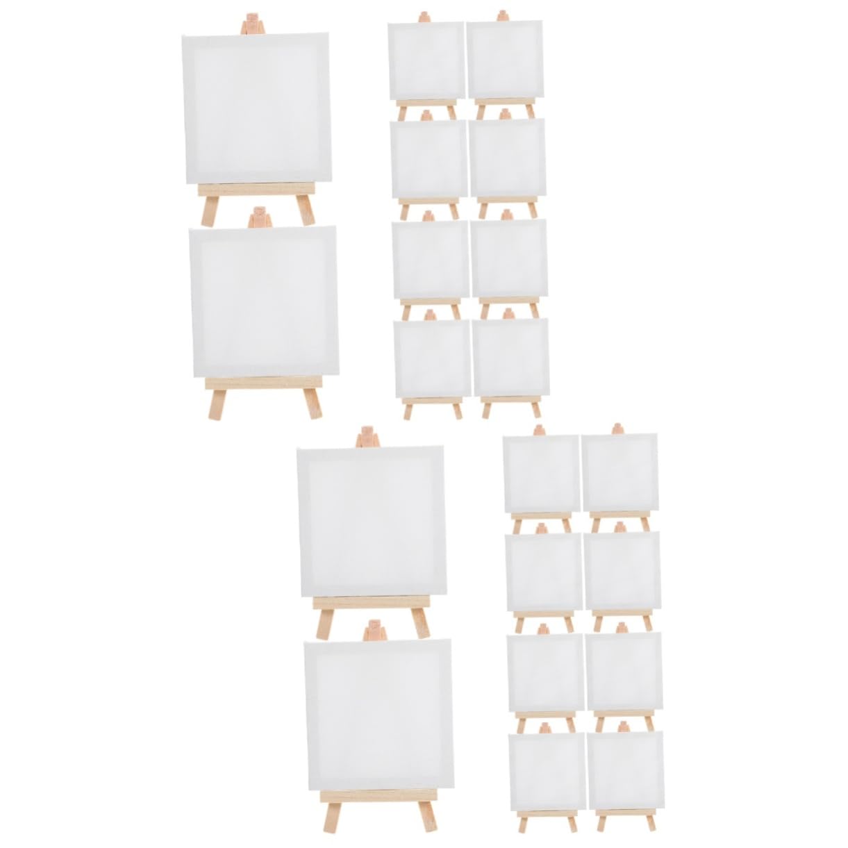 TEHAUX 24piezas Caballete Pequeño Decorativo Para Pintura De Soporte Para Manualidades y Casa y Oficina