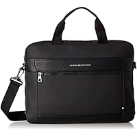 Tommy Hilfiger Bolsa de computadora Delgada Casual, Ordenador para Hombre, Black, One Size