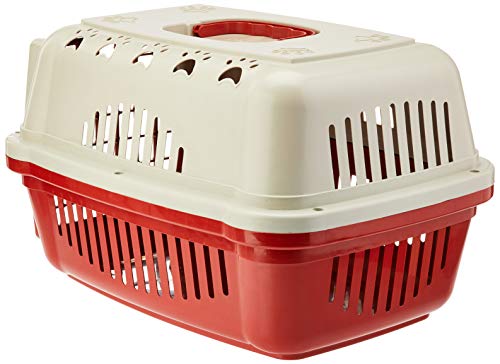 Caixa Transporte Falcon N.1 Vermelho Durapets para Cães