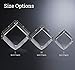 Crystal Impressions - Small Cut Diamond Cube Customized Crystal Photo Picture with 3D Laser Engraved Photo Inside Crystal To Personalize Your Picture As A Gift & Includes Free Lighted Base
