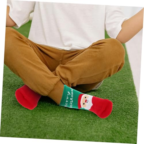 5 Pair Xmas Giveaways Christmas Novelty Socks Santa Socks Toddler Cotton Socks Girls Christmas Socks4