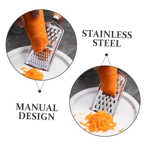 Set de 3 ralladores de acero inoxidable para cocina miniatura 6