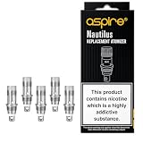 Aspire - Nautilus Teste Clearomizer (5 Stück pro Packung) 1,8 Ohm - Original Aspire