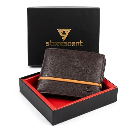 Storescent Premium Genuine Leather Wallet for Men | Men's RFID Bl...
