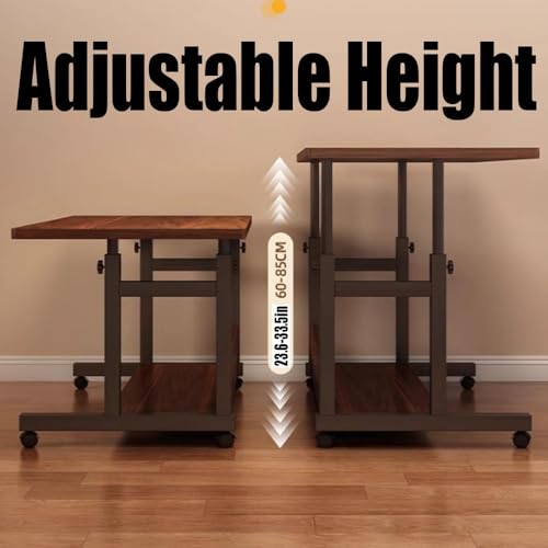 Table d'ordinateur mobile pour canapé petit bureau d'ordinateur ajustable pour chambre et salon - 7
