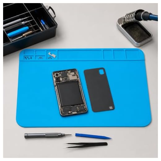 Silicone Soldering Mat, Heat Resistant Electronics Repair Work Pad