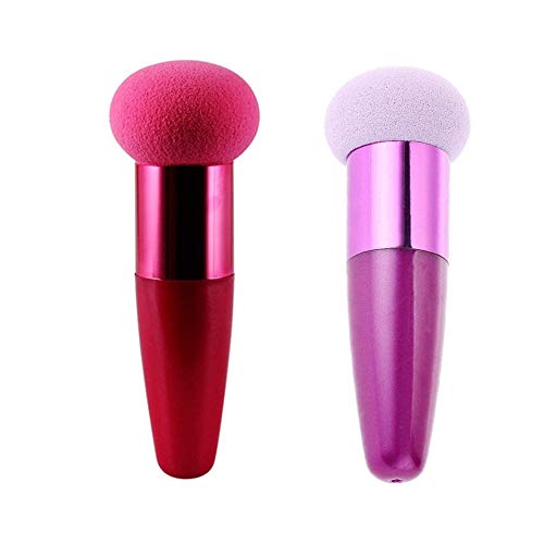 2Pcs Makeup Sponge Mushroom Facial Foundation Sponges Makeup Blending Sponge Powder Puff Makeup...