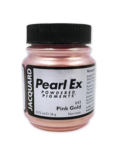 Jacquard Pearl Ex Mica Powder Pigment, Pink Gold