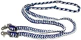 CHALLENGER Horse Roping Knotted Nylon Braided Western Barrel Reins Teal Purple 607519