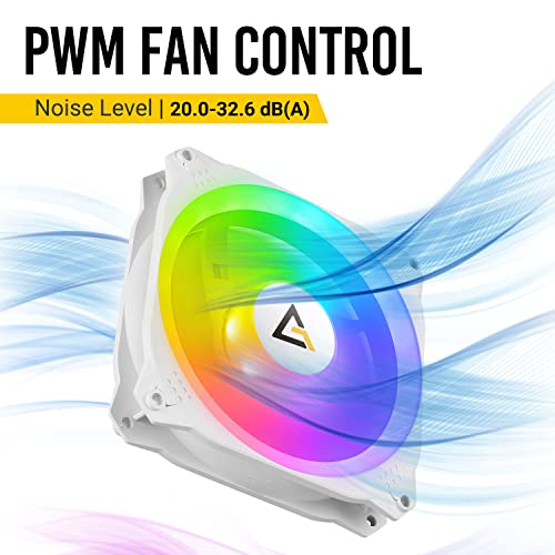 Antec Rgb Fans, Pc Fans 120Mm Rgb Fans, 5V-3Pin Addressable Rgb Fans, Motherboard Sync With 5V-3Pin, 120Mm Fan 5 Packs With Controller, Prizm X Series Rgb Fans #TOP4