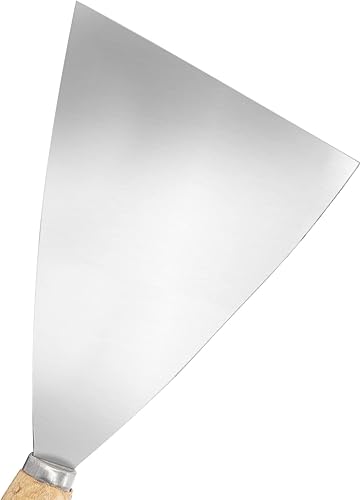 Miniatura 3 de Cuchillo de masilla, raspador de metal de 5 pulgadas, cuchillos de mango de madera para paneles de yeso, calcomanías, papel de pared, parches,
