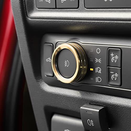 Bague de rechange or pour interrupteur Ford F150 contre l'usure de cabine
