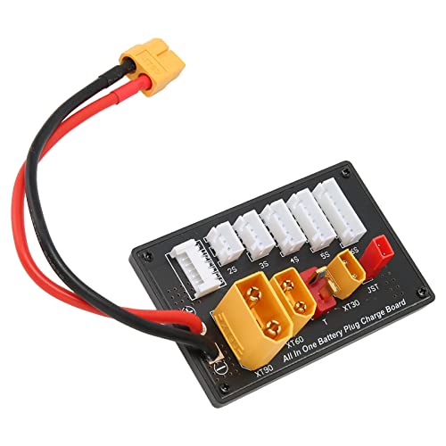 Plato cargador múltiple Five in One con conectores XT y JST miniatura 4