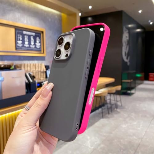 Coque antichoc pour iPhone 12 Pro en silicone souple rouge contre les rayures