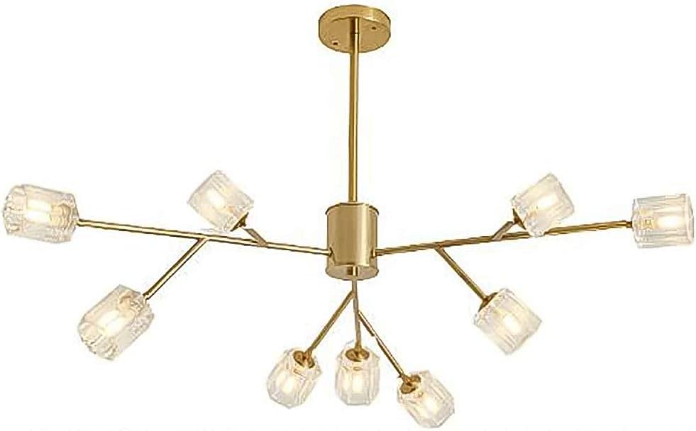 Lustre moderne Sputnik dorés plafonnier suspension luminaire salon