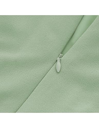 Image of HomRain Wedding Guest Dresses for Women Vintage Short Sleeves Casual Fit and Flare Cocktail Formal Dress for Tea Party