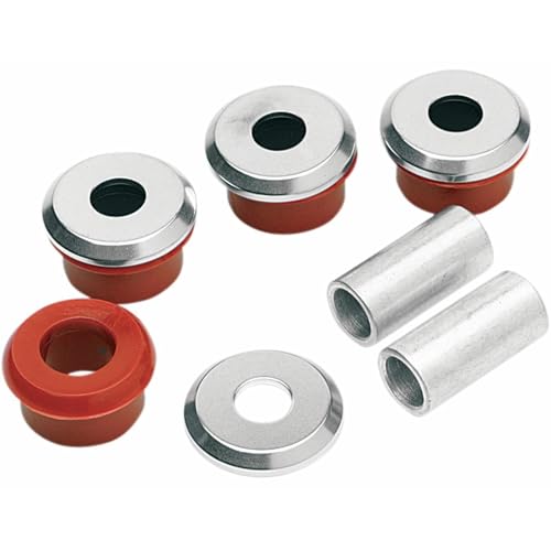 ERISTJ Heavy-Duty Riser Bushings Hd-1 Polyurethane Chrome Silver for Disc for Dyna for Dyna for for Lo for Heritage for Low for Low Rider for Night