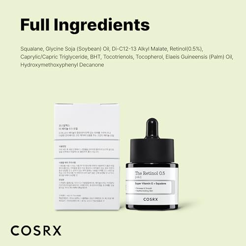 COSRX Retinol 0.5 Oil, Anti-Aging Serum, Fine Lines & Firmness(0.67 fl.oz) - image 9