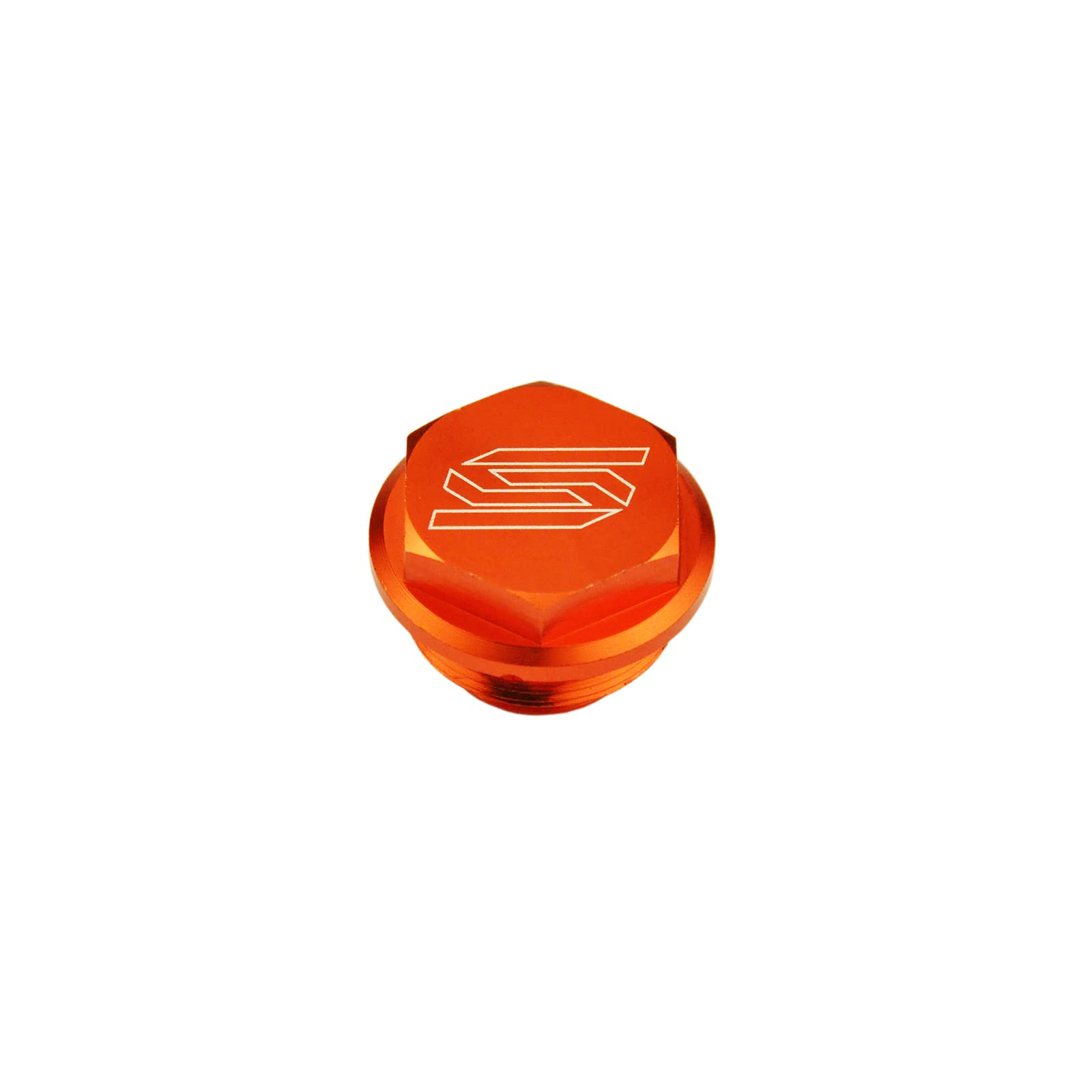 SCAR Coperchio Vaschetta Olio Freno Posteriore Compatibile con KTM SX SXF EXC TPI EXCF SMR 125 150 250 300 350 450 04-26 - Arancione