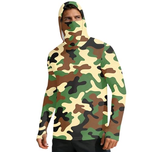 Sweat à capuche dégradé homme idéal pour vos activités outdoor en nature