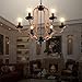 Produktbild Schlafzimmer Wohnzimmer Dekoration Kronleuchter, Kronleuchter, Nordic American Country Kronleuchter Kronleuchter Handtuch Loft Kreative Persönlichkeit Retro Restaurant Bar Cafe Kronleuchter E 14 * 6,