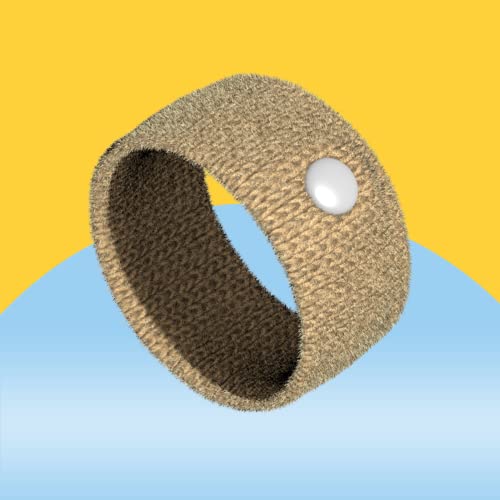 Image of Three Lollies Preggie Wrist Bands, Beige, 4 Wrist Bands