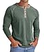 Sailwind Mens Henley Long Sleeve T-Shirt Cotton Casual Shirt