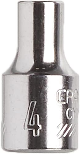 CRAFTSMAN Enchufe poco profundo, métrico, unidad de 14 pulgada, 0.157in, 6 puntos (CMMT43505)