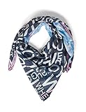 Schal mit Schriftzug Street One Damen 571076 Mode-Schal, Deep Blue, One Size
