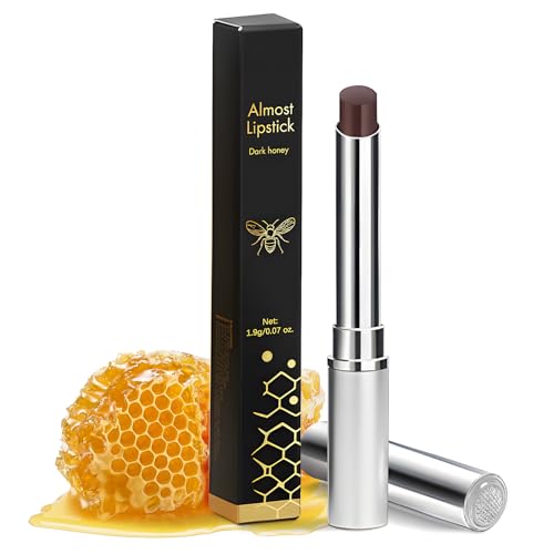 Black Honey Pintalabios, Bálsamo Labial Hidratante con Color, Barra de Labios Lipstick, Bálsamo Labial Brillante con Brillo Natural para Labios Secos (1 pieza)
