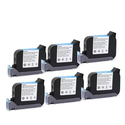 Cartouche encre 2588 noire 12.7mm pour résoudre les problèmes de marquage effaçable sur plastique