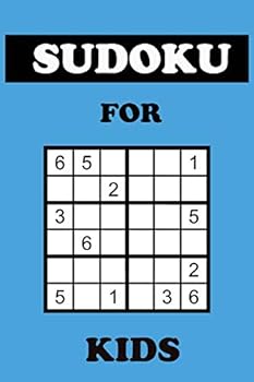 Sudoku For Kids: 100 Mini Sudoku 6X6 Puzzles With Blue Cover