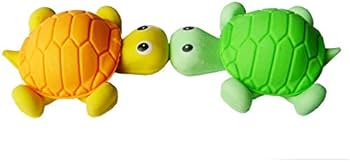 Amazon | DCMA 文房具 消しゴム 立体 3D 亀 タートル ウミガメ 4匹