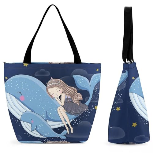 Sac à main pour femme Baleine grand volume contre le désordre