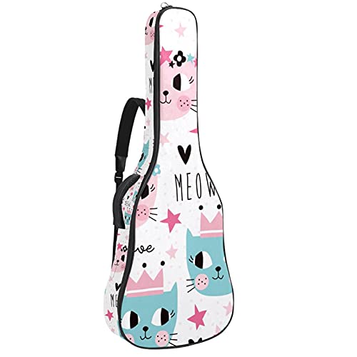 Housse guitare acoustique imperméable à fermeture éclair renforcée