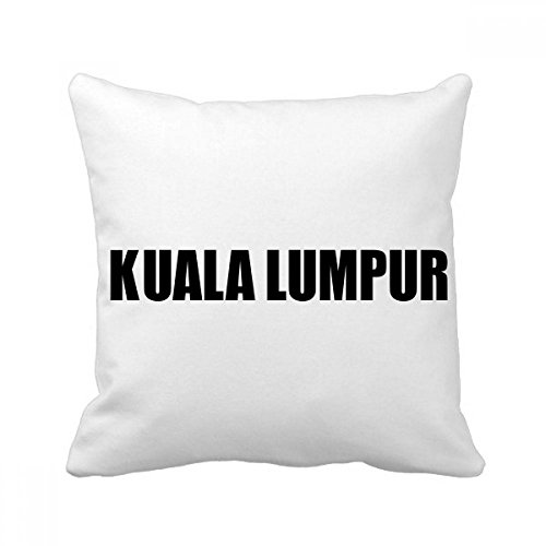 Oreiller de insert cover Kuala Lumpur multicolore, coussin de canapé carré - 2
