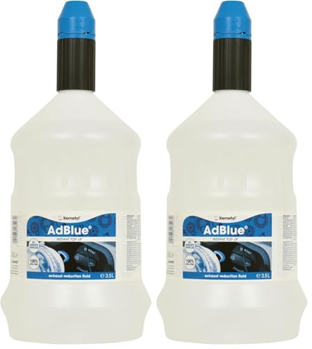 AdBlue anti encrassement fluide réduction gaz échappement transparent lot de 2 bidons de 3,5L