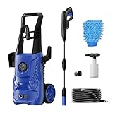 Pressure Washer, 4000PSI 2.6 GPM Max Power Washer with Foam Cannon 23FT Hose PATOOLIO Electric High Pressure Washer for Fences, Patios, Decks, Patios and Cars