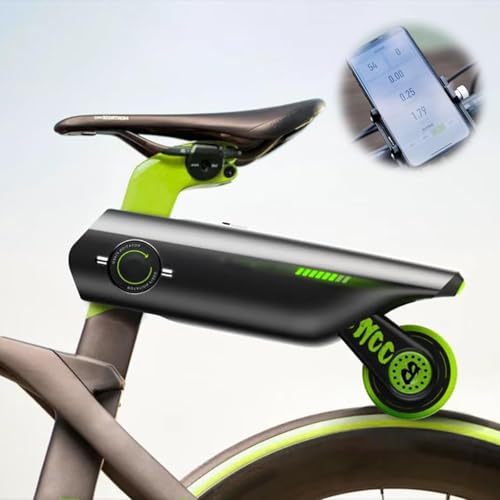 Kit Conversi&oacute;N Bicicleta El&eacute;Ctrica + Adaptador Tija Sill&iacute;N 6 Velocidades, M&aacute;X. 15,5 Mph, 2 Kg Ligero De Transportar + Control De Aplicaci&oacute;N, Bueno Para Bicicletas Monta&ntilde;A Y Carretera