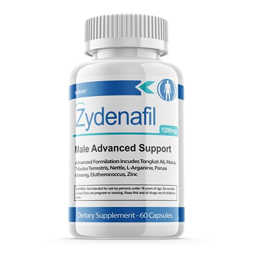 Zydenafil Pills - Advanced Formula, 1 Bottle Package, 30 Day Supply (60 Capsules)