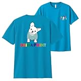 [ダイワプリント] 大人用 両面フルカラープリント オリジナルTシャツ 速乾 LINE メールで簡単データ入稿! チームT ギフト プレゼント包装 4.4オンスドライ Tシャツ DTFプリント子供(W00300) (JP, アルファベット, 5L, ターコイズ)