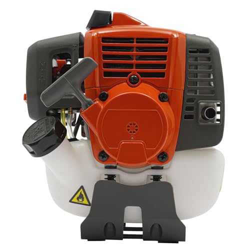 2 Stroke Gasoline Engine, Single Cylinder Pull Start Petrol Engine Motor, Air Cooled Multi-Use Engine 7500RPM High Speed Gas Power Replacement Engine for Garden and Agricultural Industrial Equipment