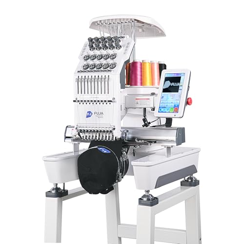 FUJA Embroidery Machine with 10 Needles, 1200 SPM...