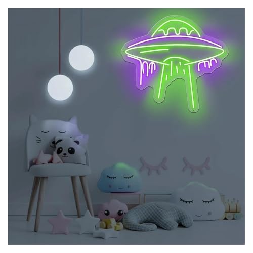 Néon UFO 38cm LED avec alimentation USB et intensité variable - 2