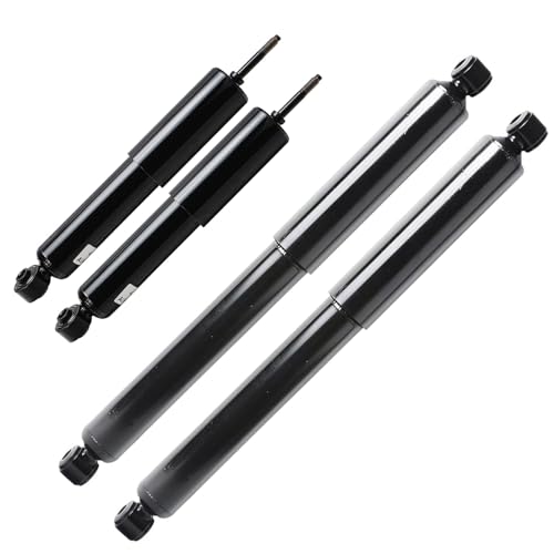 Image of Detroit Axle - 4WD Front & Rear Shock Absorbers Replacement for 2000-2001 Nissan Frontier, 2000-2004 Xterra - 4pc Set