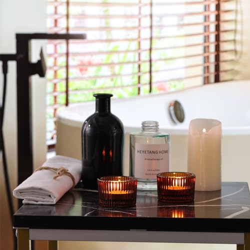 HAVITI 24 pcs Tealight Gold Candle Holders, Votive Tea Light Candle Holder Glass for Gold Centerpieces Wedding Table Decor, Party Supplies, Home Decor - Image 6