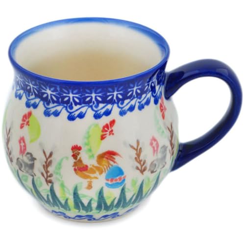 Polmedia Polish Pottery Mug 13 oz Diseño Spring Fun miniatura 2