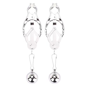 Me You Us – De Clover Steel gewogen tepelklem met rubberen uiteinden in zilver