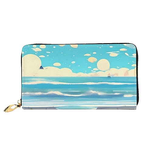 Portefeuille femme long à fermeture éclair pour ranger vos cartes
